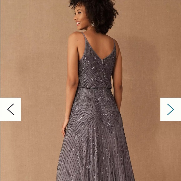 BHLDN Beaded Black Tie Gown - Picture 7 of 7